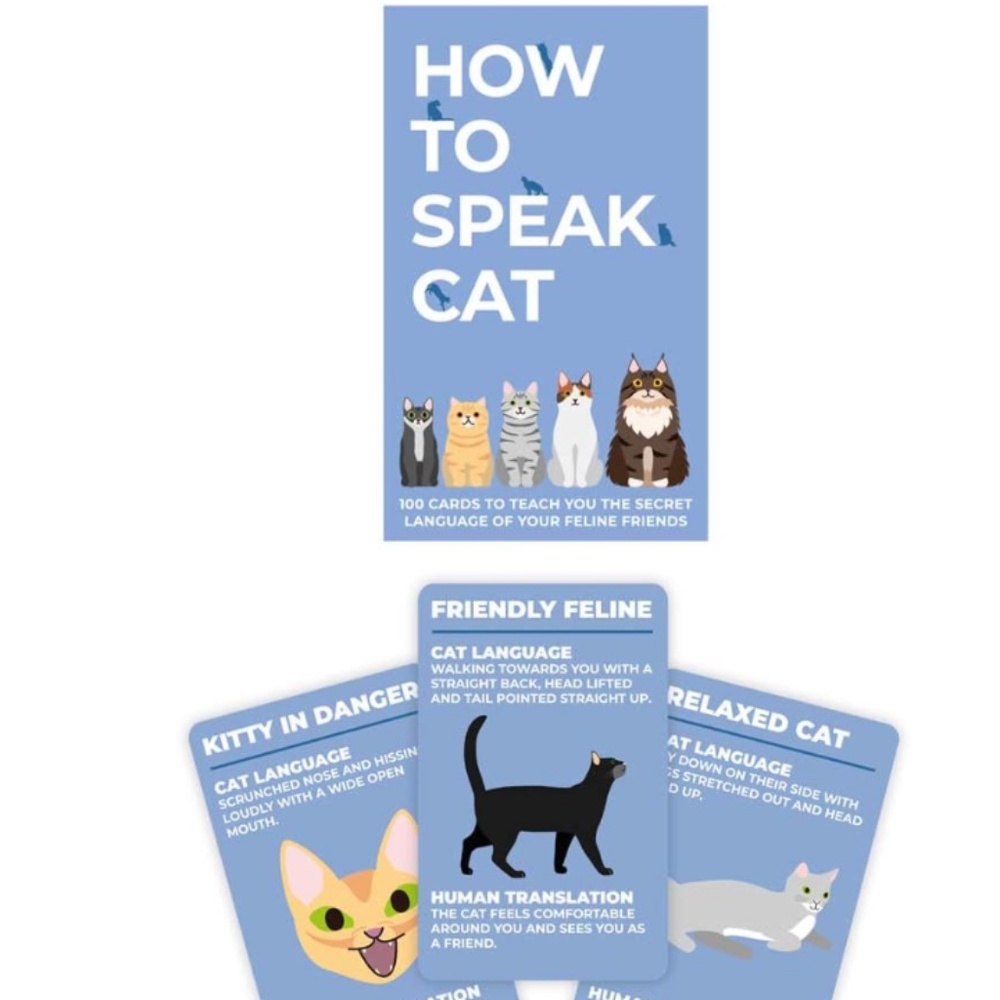 How to Speak Cat Card Set